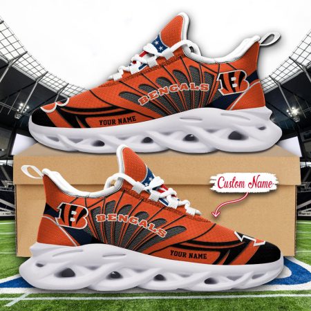 Cincinnati Bengals NFL Max Soul Shoes Sneakers For Men And Women