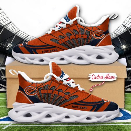 Chicago Bears NFL Max Soul Shoes Sneakers For Men And Women