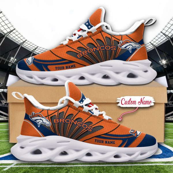 Denver Broncos NFL Max Soul Shoes Sneakers For Men And Women