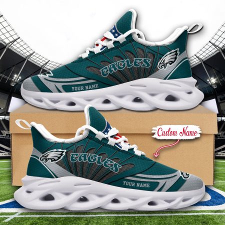 Philadelphia Eagles NFL Max Soul Shoes Sneakers For Men And Women