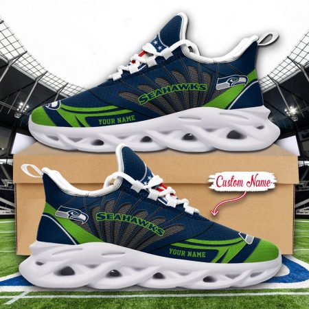 Seattle Seahawks NFL Max Soul Shoes Sneakers For Men And Women