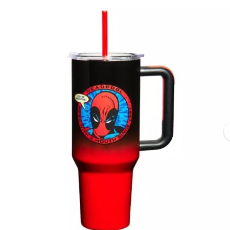 Deadpool Merc with A Mouth Printed 30oz or 40oz Quencher Tumbler LN