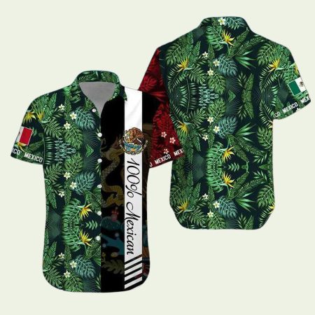 100 Mexican Hawaiian Shirt