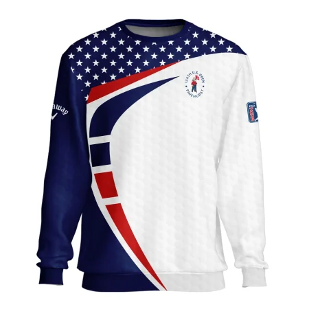 124th U.S. Open Pinehurst Callaway US Flag Blue Red Stars Unisex Sweatshirt Style Classic Sweatshirt