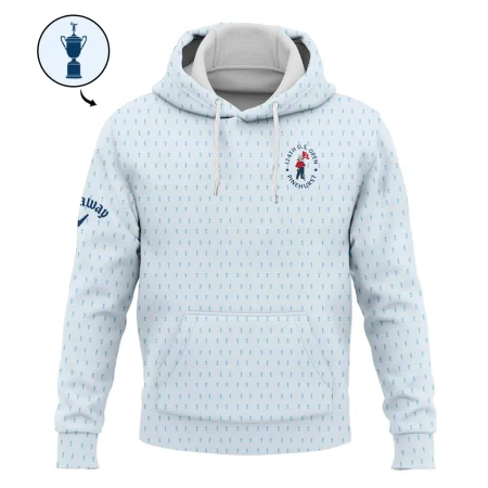 124th U.S. Open Pinehurst Golf Hoodie Shirt Callaway Pattern Cup Pastel Blue Hoodie Shirt