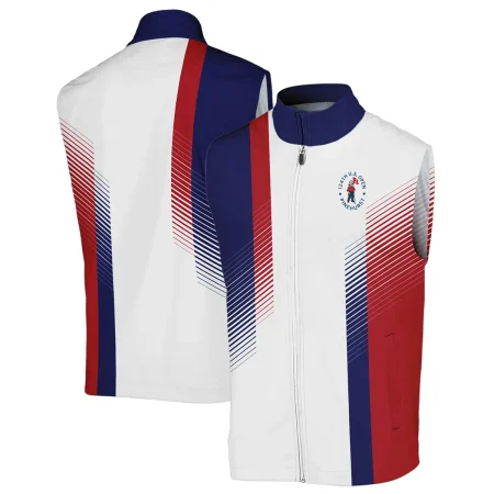 124th U.S. Open Pinehurst Sports Callaway Sleeveless Jacket Golf Blue Red All Over Print Sleeveless Jacket