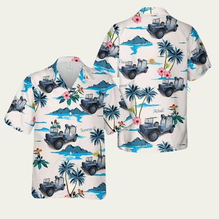 1941 Ford Gtb Ww2 Bomb Service Truck Military Hawaiian Shirt