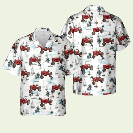 1947 Farmall Tractor Hawaiian Shirt