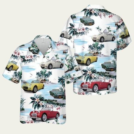 1959 Austin Healey Bugeye Sprite Hawaiian Shirt