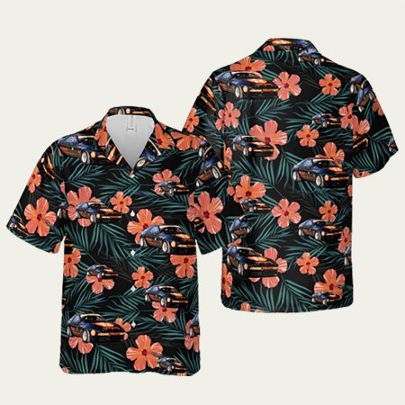 1987 Porsche 928 S4 Supercharged Track Car Hawaiian Shirt
