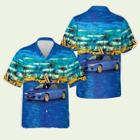 1998 Subaru Impreza 22B Sti Hawaiian Shirt