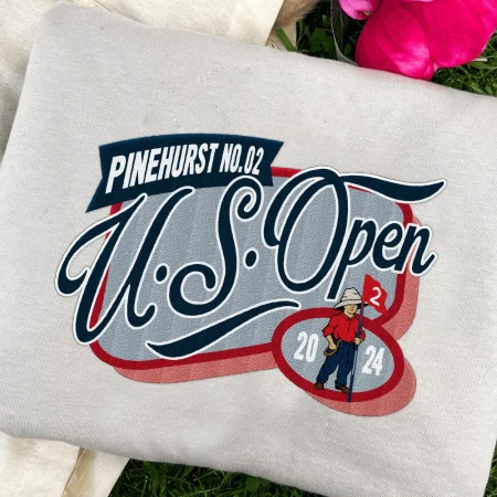 2024 U.S. Open Embroidered Shirt 124th U.S. Open  Pinehurst No.2  Embroidered Hoodie, Sweatshirt,Tee Shirt