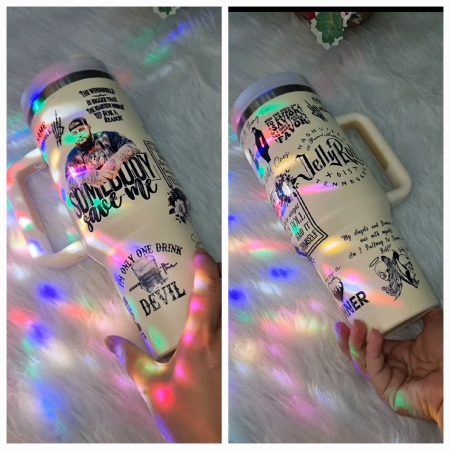 Jelly Roll The Best #1 Fan Its All Be Alright Customized  30oz or 40oz Stainless Steel Tumbler With Handle HG