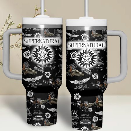 Supernatural TV Series Custom  Quencher 30oz or 40oz Stainless Steel HG