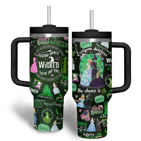 Wicked Music Custom Stanley Quencher  30oz or 40oz Stainless Steel Tumbler With Handle HG Stainless Steel Tumbler