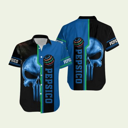 Pepsico Skull Hawaiian Shirt