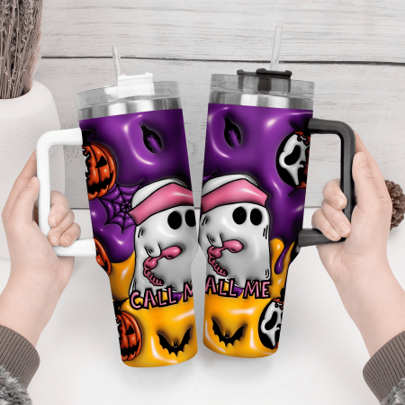 3D Horror Movies Custom  Quencher 30 or 40oz  Stainless Steel Tumbler HG With Handle