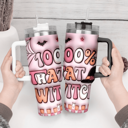 3D Horror Movies Custom  Quencher 30 or 40oz  Stainless Steel Tumbler HG With Handle