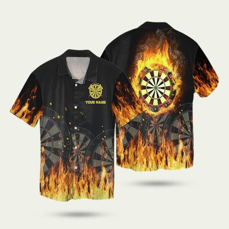 Printing Darts Casual Hawaiian Shirt