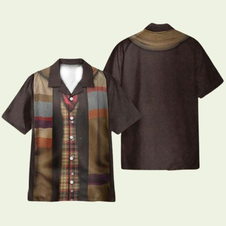 4Th Doctor Who Movie Cosplay Costume Hawaiian Shirt