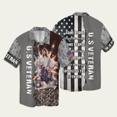 4Th Of July Independence Day Memorial Day American Veteran Hawaiian Shirt