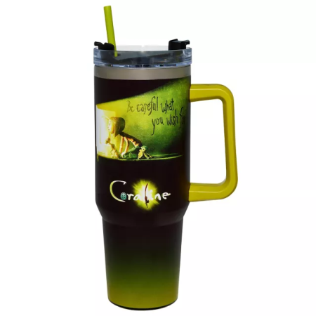Careful What You Wish For Travel Quencher 40oz Stainless Steel Tumbler With Handle HCA