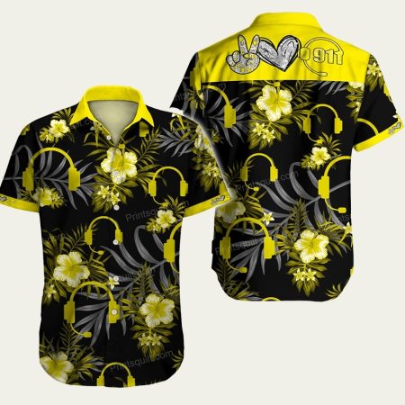 911 dispatcher hawaiian shirt