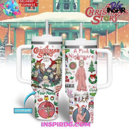 A Christmas Story Custom  30oz 40 oz Tumbler With Handle HG Cup