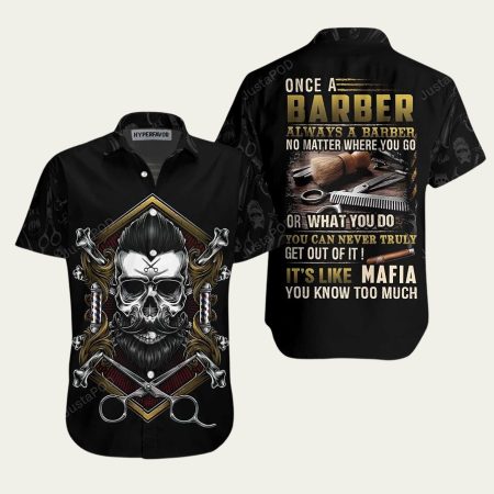 A barber is always a barber hawaiian shirt
