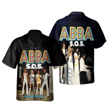 ABBA SOS Album Cover Hawaiian Shirt
