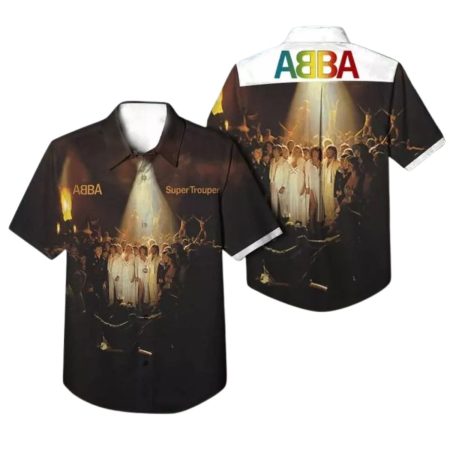 ABBA Super Trouper Album Cover Hawaiian Shirt