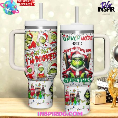 Grinch Christmas Mode Special  30oz 40 oz Tumbler With Handle HG Cup