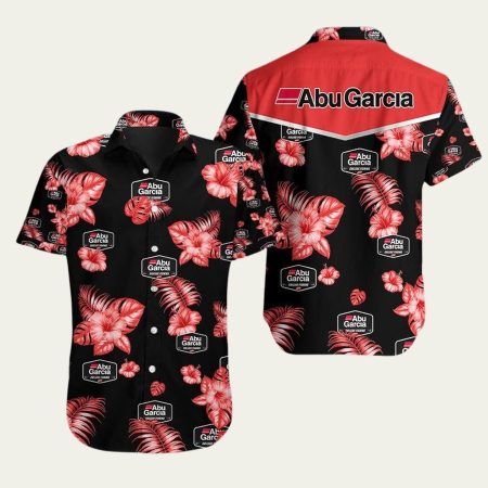 Abu garcia company hawaiian shirt