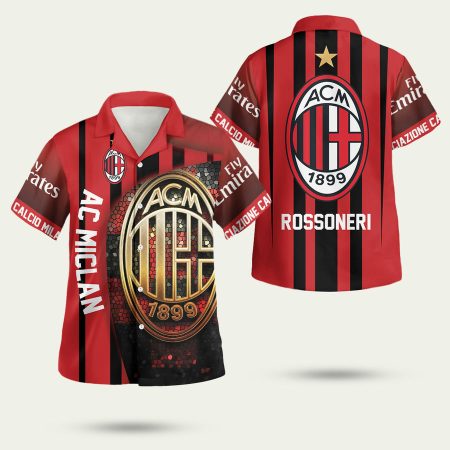 Ac Milan Rossoneri Hawaiian Shirt