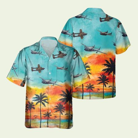 Ac119 Gunship Hawaiian Shirt