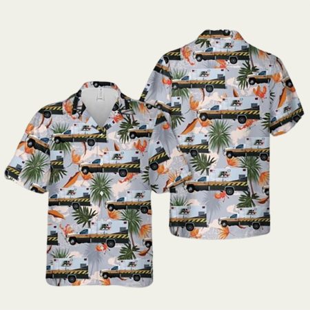 Acadian Ambulance Bastrop County Texas Hawaiian Shirt