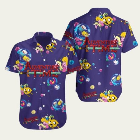 Adventure time tv series characters hawaiian shirt
