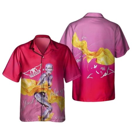 Aerosmith Band Just Push Play Hawaiian Shirt