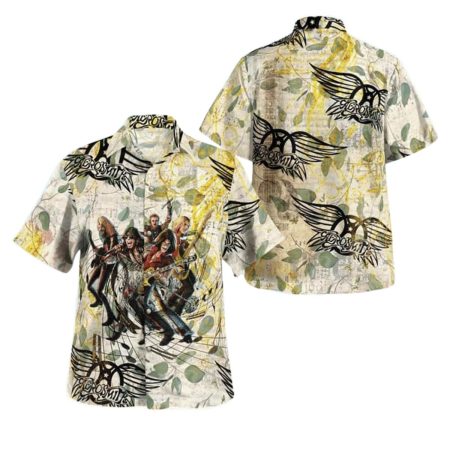 Aerosmith Band Vintage Style 2025 Trendy Hawaian Shirt