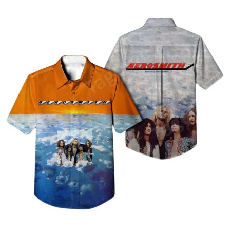 Aerosmith The Debut Studio Album Cover Hawaiian Shirt