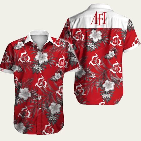 Afi rabbit rock band hawaiian shirt