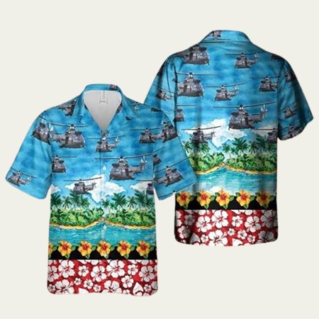 Airbaltic Bombardier Cseries Hawaiian Shirt