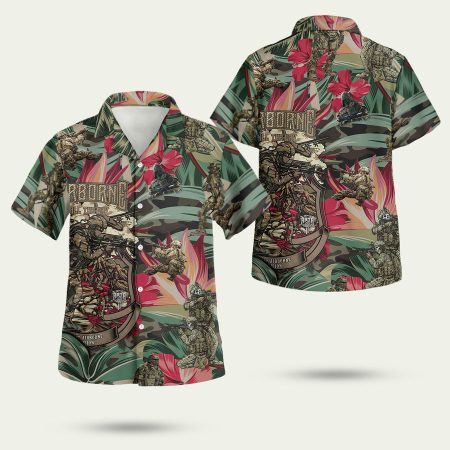 Airborne All The Way Us Army Hawaiian Shirt