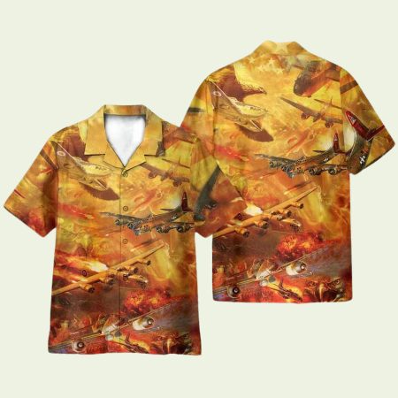 Airplane Eagles Hawaiian Shirt
