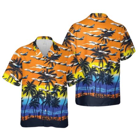 Alaska Airlines Boeing 737-900ER Hawaiian Shirt