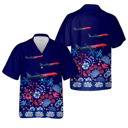 Alaska Airlines A321-253N A321neo More To Love Special Livery Hawaiian Shirt