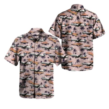 Alaska Airlines Boeing 737-490 Vintage Hawaiian Shirt