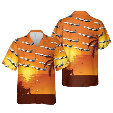 Alaska Airlines Boeing 737-900ER Hawaiian Shirt