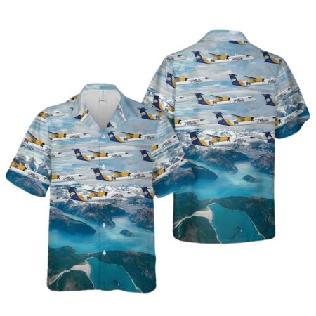 Alaska Airlines Q400 MSU Hawaiian Shirt