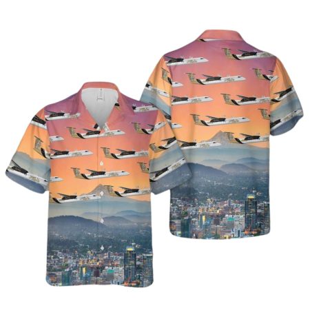 Alaska Airlines Q400 UI Hawaiian Shirt